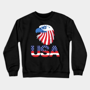 USA Eagle T-Shirt Crewneck Sweatshirt